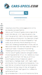 Mobile Screenshot of cars-specs.com
